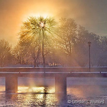 Misty Canal_33601.jpg - Photographed along the Rideau Canal Waterway at Smiths Falls, Ontario, Canada.